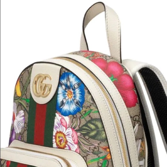 GUCCI
GG Supreme Monogram Flora Web Small Ophidia Day Backpack White - Picture 2 of 12